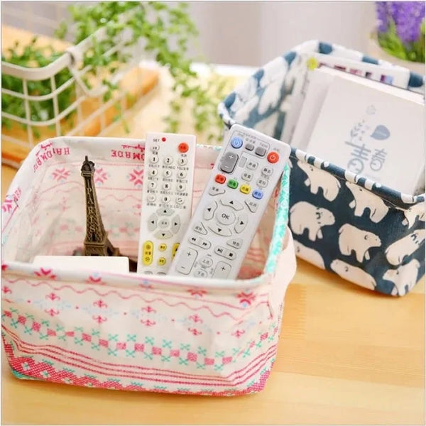 Canvas Tabletop Organizer
