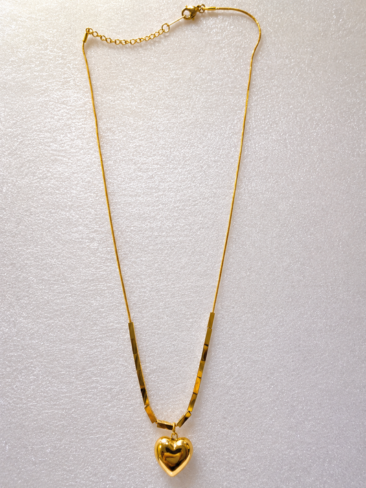 Heart chain pendant