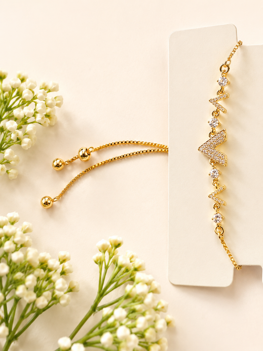V fancy bracelet