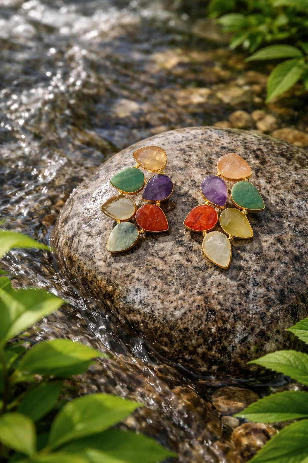 Multicolor earrings