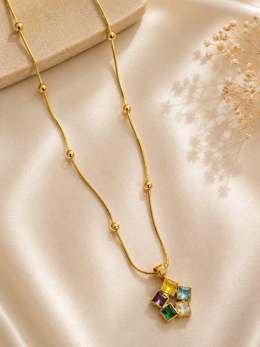 Square chain pendant
